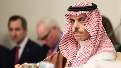 Saudi Minister of Foreign Affairs Prince Faisal bin Farhan has announced the initiative at the UN General Assembly in New York. AP