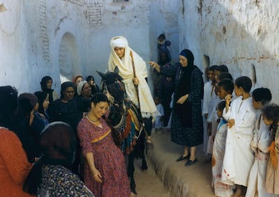 Abla Kamel, Mohamed Nagati, and Sherihan in Date Wine in 1998. Photo: Misr International Films