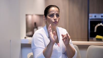 Tiger Tower resident Souad Jaafro says she will have to start from scratch after the devastating fire charred all of her belongings. Victor Besa / The National