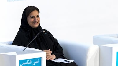 Sheikha Lubna Al Qasimi became the first female cabinet minister in 2004, blazing a trail for Emirati women. Reem Mohammed / The National