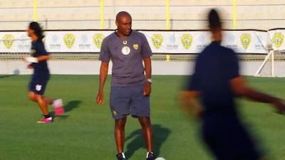 Eid Baroot has took Al Wasl to mid-table safety and is happy, but would like more clarity on his future sooner. Jake Badger for The National