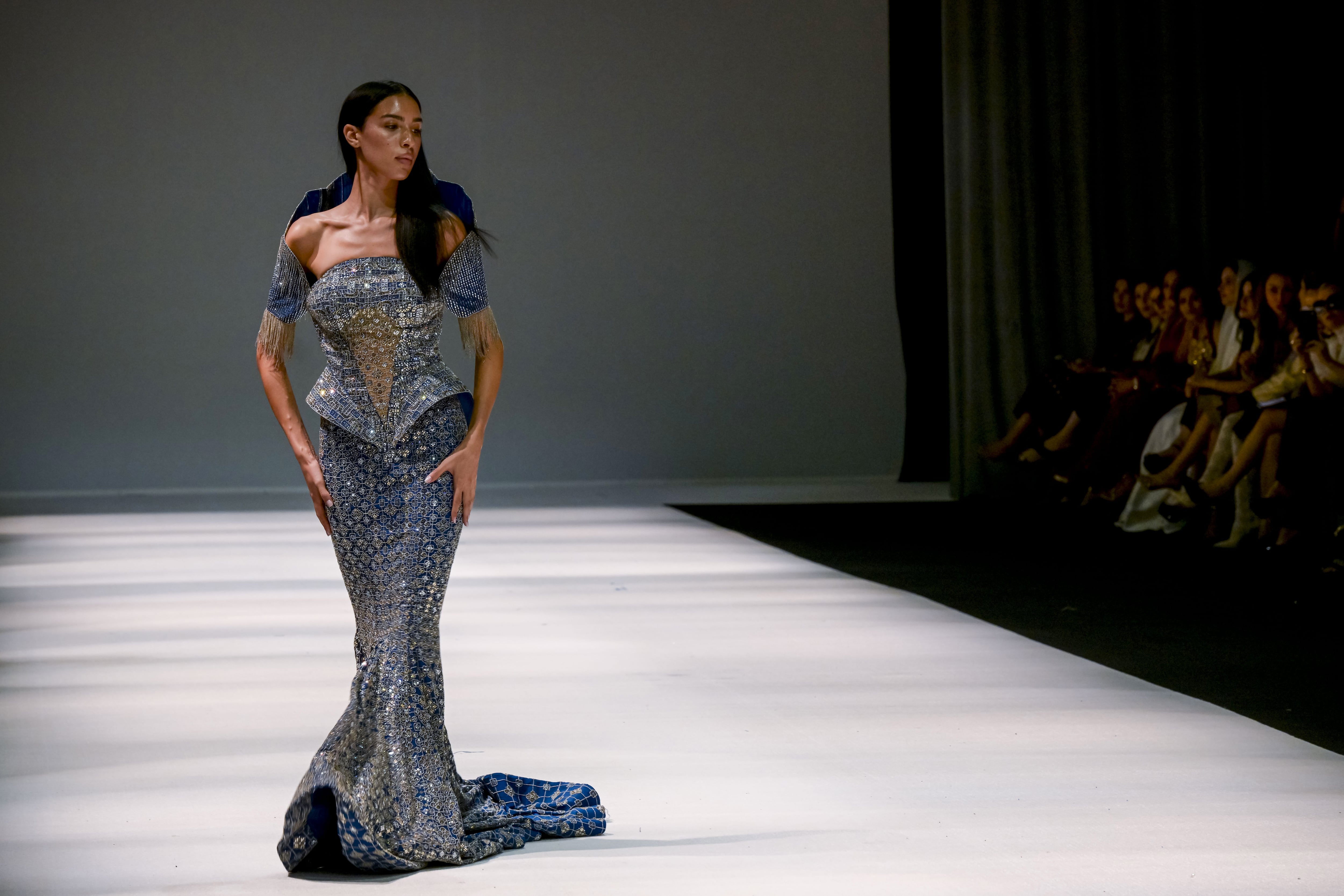 Traditional Indian beadwork and equestrian motifs featured in a collection inspired by women across the region. Getty Images