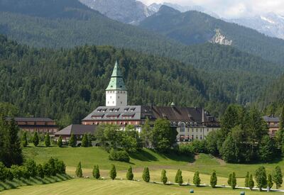 Schloss Elmau in Bavaria, Germany, will host the G7 summit in June. AFP