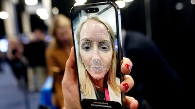 L'Oreal's smart brow applicator uses augmented reality to help draw eyebrows on one's face. AP