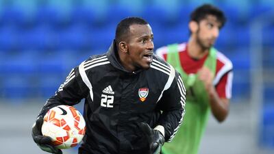 Emirati players such as UAE and Al Ahli goalkeeper Majed Naser have largely remained distant from their fans despite considerable success on the pitch. Courtesy UAE FA