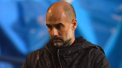 Pep Guardiola has admitted he still feels responsible for the manner of Manchester City’s exit from the Champions League last season. PA