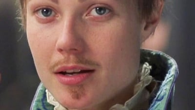 Gwyneth Paltrow used a moustache to pass off as a young man in 'Shakespeare In Love'. Photo: Miramax
