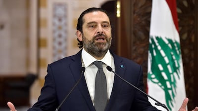 Former Lebanese prime minister Saad Hariri. EPA, file