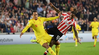 Virgil van Dijk - 5. The Dutchman struggled to come to terms with Toney’s physicality. He looked unusually unsettled by the striker’s presence. Getty Images