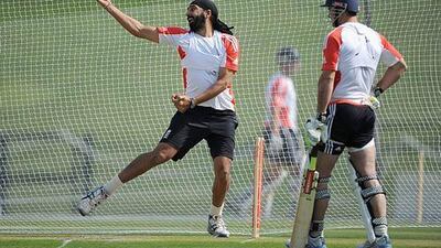 Panesar's fight against adversity is also to the fact that his left-arm orthodox spin is out of favour in the current phase of cricket. Gareth Copley / Getty Images