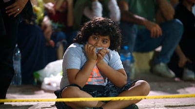 This young Al Ahly fan looks on in despair as the final whistle blows. Reuters