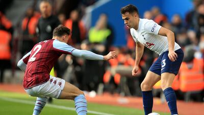 SUBS: Sergio Reguilon (Doherty 20) 6 - Always an option on the flank and didn’t allow himself to be beaten easily by Aston Villa wingers. AFP