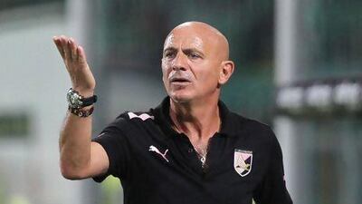 Giuseppe Sannino was just reappointed as Palermo coach, which was the club's 21st change at coach in the last nine years. Maurizio Lagana / Getty Images