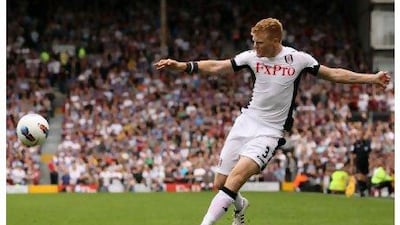 Riise, who can play left-back or left midfield, is known for his rocket of a shot which has brought him a high yield of goals in his career. Ian Walton / Getty Images