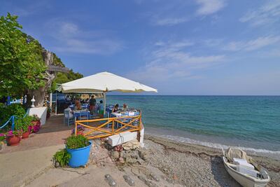 A long, lazy lunch at a beachside fish taverna in Kassandra. Photo by Carlo Raciti
