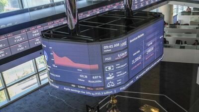 The Philippine Stock Exchange in Bonifacio Global City Metro Manila was shut after the city went under lockdown to curb the spread of virus. Bloomberg