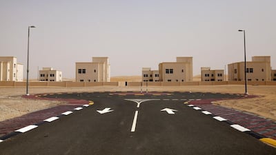 Government housing in Madinat Zayed. The Zayed Housing Fund has defended the amount of grants paid. Christopher Pike / The National