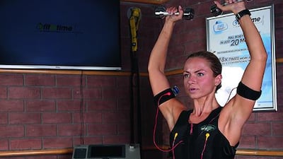 EMS sessions cost from Dh250, and are available in Abu Dhabi and Dubai. Courtesy Fit in Time