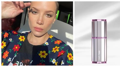 American singer Halsey this month unveiled About-Face, a make-up line featuring a range of foundations, blushes, shadows and fixing sprays available to pre-order now. Instagram
