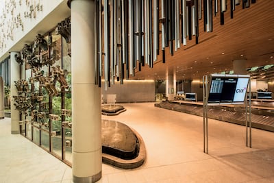 Mumbai airport's Terminal 2 houses one of India's biggest art museums. Photo: Mumbai Airport