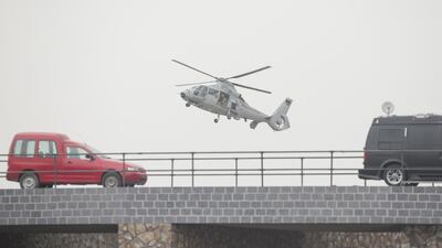 Emirati armed forces show their skills at the opening of Idex in Abu Dhabi. Donald Weber / Crown Prince Court - Abu Dhabi