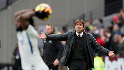 Antonio Conte is now focused on Chelsea's Uefa Champions League title tilt. David Klein / Reuters