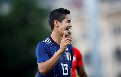 Yoshinori Muto has been brought in to boost Newcastle's forward line. Reuters