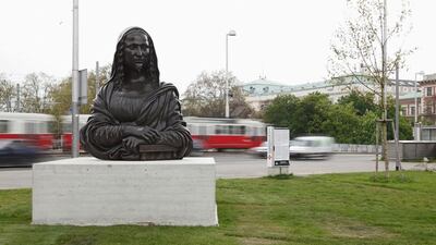 Subodh Gupta’s Et tu, Duchamp? 2009 / 2010 Bronze with black patina. Courtesy Subodh Gupta and Hauser & Wirth (Photo by Stephan Wyckoff)