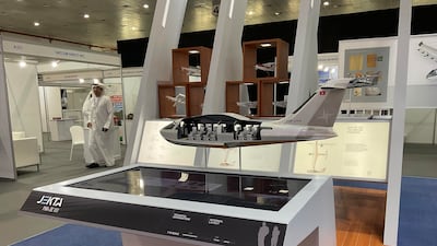 Jekta presented the plane in Abu Dhabi.