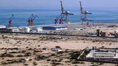 China took formal operational control of the Gwadar port on Pakistan's Arabian Sea coast last month. Behram Baloch / AFP