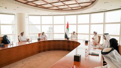 Sheikh Mohammed bin Rashid, Vice President and Ruler of Dubai, chairs a meeting to establish a work strategy for the Ministry of Industry and Advanced Technology. The new ministry was formed during a UAE Cabinet reshuffle in early July. Wam