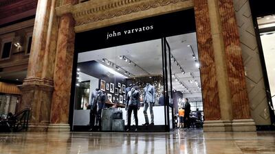 John Varvatos: The US fashion label filed for bankruptcy in May last year and was auctioned off in a deal worth around $97 million, amid reports the founder, Varvatos, would step down from the company. AFP