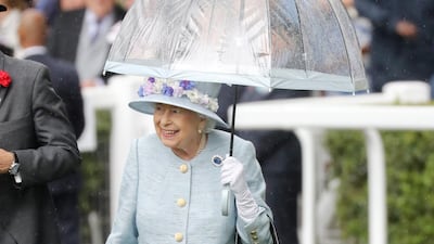 Queen Elizabeth II arrives on Day 2 of Royal Ascot at Ascot Racecourse. Getty Images