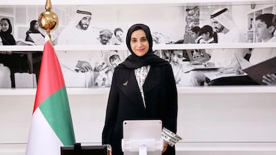 Jameela Al Muhairi, Cabinet Member and Minister of State for Public Education. Wam