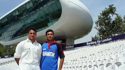 In 2006, Mohammed Nabi and Hamid Hassan left their homes in Kabul and spent three months training at Lord’s after being granted scholarships on the MCC Young Cricketers programme. Clare Skinner / MCC