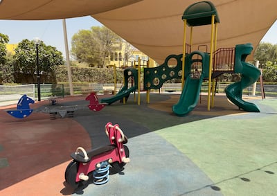 A community park in Layan. Chris Whiteoak / The National