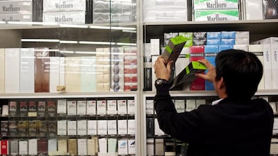 International country evidence shows that large tax increases are likely to lead to the emergence or growth of illicit trade. Sarah Dea / The National