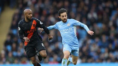 Fabian Delph - 6: Chasing shadows against former club and arguably should have been quicker closing down Rodri before the City man’s stunning strike. Ran himself into ground and was given warm reception from both sets of fans when taken off in second half. Reuters