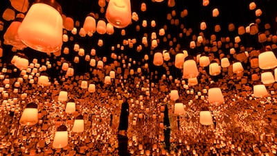 TeamLab Borderless in Jeddah, Saudi Arabia. Photo: teamLab