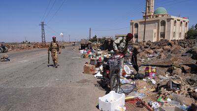 Syrian military police entered Sweida after clashes broke out last weekend. Reuters