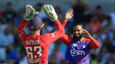 England's Adil Rashid has landed his first IPL contract. AFP