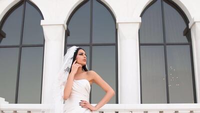 Renting a wedding dress at The Dress Boutique starts at Dh3,500. Photo: The Dress Boutique