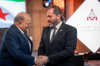 Wafic Said, founder and owner of Ezdihar Holding, and Mazen Al Salhani, Syria's Minister of Tourism. Photo: Syria Ministry of Tourism