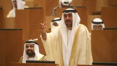 Ahmad Al Shamsi (Ajman) says his question about an amendment to the child custody law for non-Emirati mothers has been raised at least four times over the past few months. The concerned minister has failed to show up. Lee Hoagland / The National