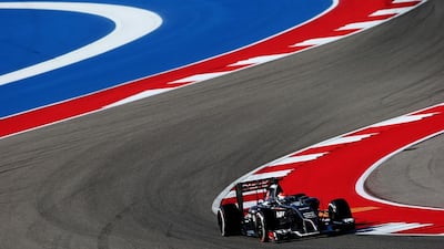 Adrian Sutil of Germany and Sauber F1 drives during practice ahead of the United States Formula One Grand Prix at Circuit of The Americas on October 31, 2014 in Austin, United States. Mark Thompson/Getty Images/AFP