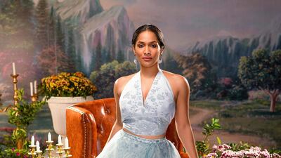 Masaba Gupta in a lehenga from the Chronicles of Femininity collection, available in Dubai at Vesimi