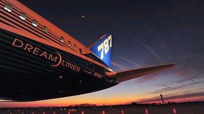 Mubadala Aerospace will build major sections for the Boeing 777 and 787 Dreamliner airliners at its plant in Al Ain. Eric Schultz / The Huntsville Times / AP Photo