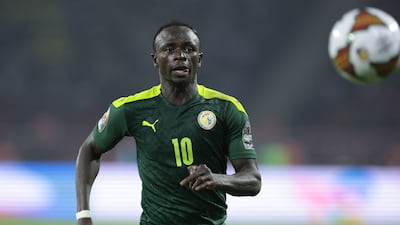 Bayern Munich attacker Sadio Mane has 33 goals in 91 games for Senegal. AFP