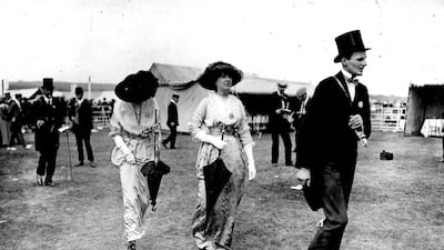 Spectators arrive at Royal Ascot in 1913. Getty Images