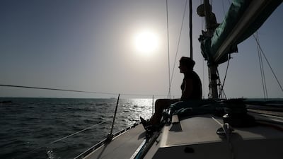 Marie Byrne has been sailing more 20-plus years. Her boat is called Dreams. Chris Whiteoak / The National
